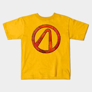 Vault Symbol Stitched Red - Borderlands Kids T-Shirt